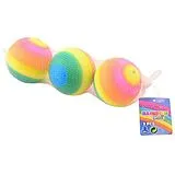 Rainbow Bälle 8cm im Netz Spiel