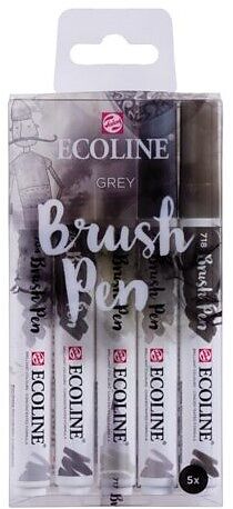 Article non livre Brush Pen 5er Set Grey de 