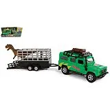 Land Rover mit Dino + Anhänger Spiel