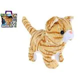 B/O Katze braun 21cm mit Sound Spiel