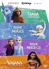 Princesses Boxset 2021 ( Frozen 1+2, Vaiana, Raya DVD