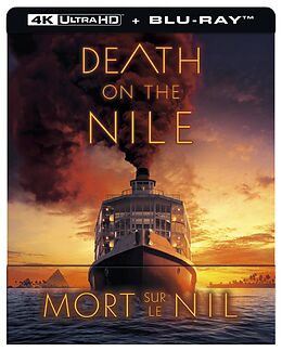 Death On The Nile, Bd + Uhd Steelbook Blu-Ray UHD 4K