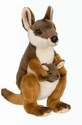 WWF Wallaby mit Baby 19 cm Spiel
