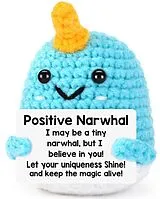 Positive Narwhal 8cm Spiel