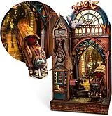 Book Nook Wooden 3D Puzzle Magic Station Spiel