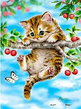 Diamond Painting Cat/Kitten 30x20 cm Spiel
