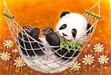 Diamond Painting Panda Baby 30x20 cm Spiel