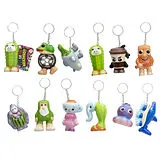 Brainrot KeySquish - 3D Squeeze Schlüsselanhänger, 12 Anhänger im Set Spiel