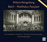 Various CD Bach: Matthäus Passion Bwv 244(palm Sunday 1939)