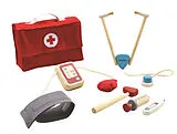 Holz-Spielzeug DOKTOR-SET 6-teilig Spiel