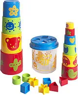 Steckbox/Pyramide mit Dekor Spiel