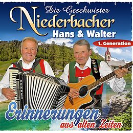 Die Geschwister Niederbacher-H CD Erinnerungen Aus Alten Zeiten