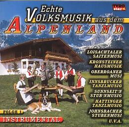 VARIOUS CD Echte Volksmusik Aus Dem Alpen