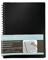  Instrumente+Zubehör Innovative Notenmappe Standard Din A4 mit 40 offenen Prospekthüllen