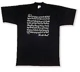  Instrumente+Zubehör T-Shirt Bach Grösse L schwarz