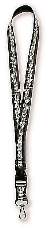  Instrumente+Zubehör Schlüsselanhänger Halsband schwarz