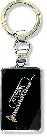  Instrumente+Zubehör Schlüsselanhänger Trompete