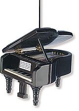  Instrumente+Zubehör Anhänger Klavier Christbaumschmuck