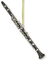  Instrumente+Zubehör Anhänger Klarinette Christbaumschmuck