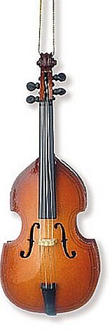  Instrumente+Zubehör Anhänger Kontrabass Christbaumschmuck