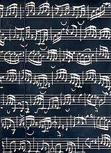  Instrumente+Zubehör Chormappe Notenblatt schwarz