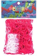Rainbow Loom® Gummibänder Pink Spiel