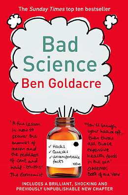 Couverture cartonnée Bad Science de Ben Goldacre