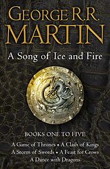 eBook (epub) Game of Thrones: The Story Continues Books 1-5: A Game of Thrones, A Clash of Kings, A Storm of Swords, A Feast for Crows, A Dance with Dragons (A Song of Ice and Fire) de George R. R. Martin