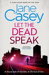 Poche format B Let the Dead Speak von Jane Casey