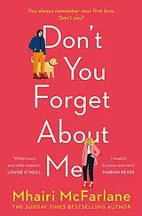 Kartonierter Einband Don't You Forget About Me von Mhairi McFarlane