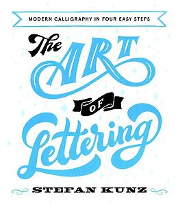 Kartonierter Einband Art of Lettering von Stefan Kunz
