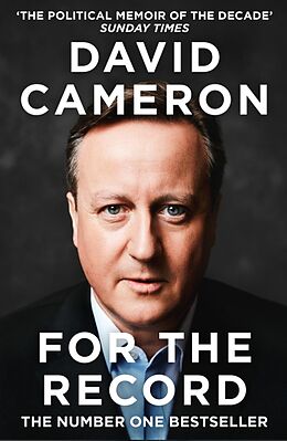 Poche format B For the Record de David Cameron