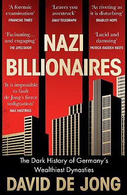 Couverture cartonnée Nazi Billionaires de David de Jong