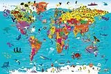 gerollte (Land)Karte Collins Childrens World Wall Map von Collins Kids