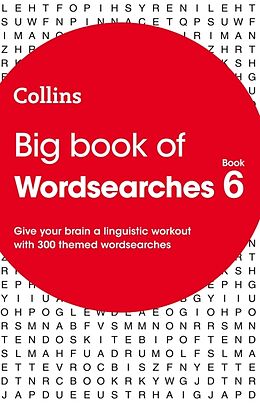 Couverture cartonnée Big Book of Wordsearches 6 de Collins Puzzles