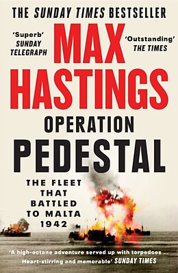 Couverture cartonnée Operation Pedestal de Max Hastings