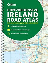 Reliure en spirale Comprehensive Road Atlas Ireland de Collins Maps