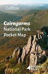 gefaltete (Land)Karte Cairngorms National Park Pocket Map 1182000 von National Parks UK, Collins Maps
