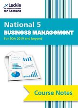 Couverture cartonnée National 5 Business Management de Coutts Lee, Leckie