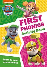 Couverture cartonnée PAW Patrol First Phonics Activity Book de Collins Preschool