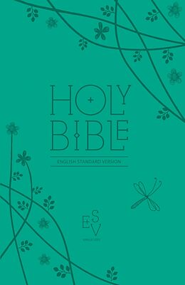 Couverture en cuir Holy Bible English Standard Version (ESV) Anglicised Teal Compact Edition with Zip de Collins Anglicised ESV Bibles