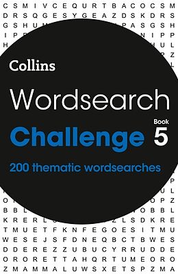 Couverture cartonnée Wordsearch Challenge Book 5 de Collins Puzzles