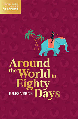 Couverture cartonnée Around the World in Eighty Days de Jules Verne