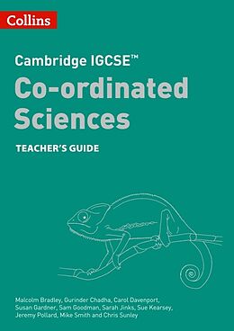 Couverture cartonnée Cambridge IGCSE Co-ordinated Sciences Teacher Guide de Bradley Malcolm, Davenport Carol, Gardner Susan