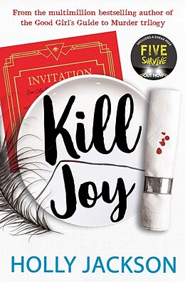 Couverture cartonnée Kill Joy de Holly Jackson