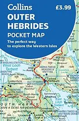 gefaltete (Land)Karte Outer Hebrides Pocket Map 550000 von Collins Maps