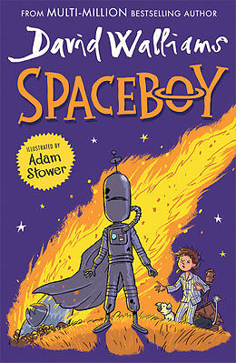 Couverture cartonnée SPACEBOY de David Walliams