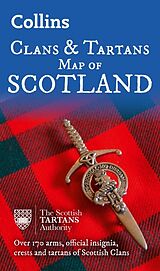 gefaltete (Land)Karte Collins Scotland Clans and Tartans Map von Collins Maps