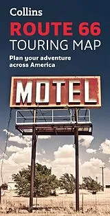 gefaltete (Land)Karte Collins Route 66 Touring Map 3000000 von Collins Maps