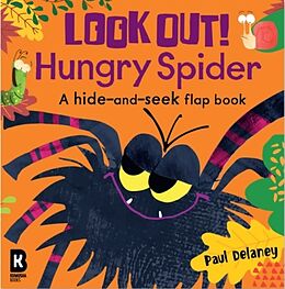 Reliure en carton indéchirable Look Out! Hungry Spider de Delaney Paul